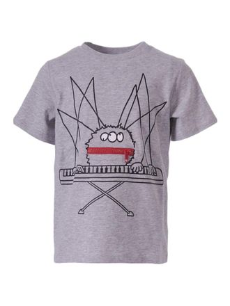 Stella McCartney Spider cotton T-shirt - kids - Cotton - 12 - Grey