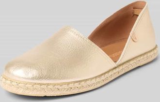 Verbenas Espadrille im Metallic-Look Modell CARMEN in Gold, Gr&ouml;&szlig;e 37