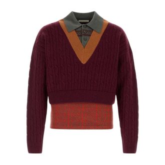 Dries Van Noten Maglione M.k. - - Knitwear - Uomo - Rosso - M