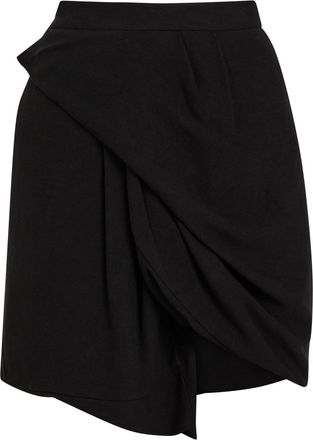Vivienne Westwood Zora Crepe Mini Wrap Skirt - Black - 38 (UK6 / XS)