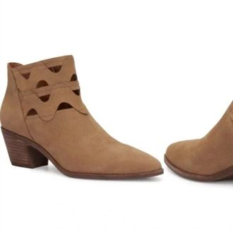 Lucky Brand Gezana Cutout Bootie In Tan