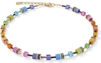 Coeur de Lion Geocube Necklace in Gold at Nordstrom