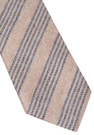 Eterna Krawatte ETERNA, Herren, sand, Leinen, Krawatten Krawatte