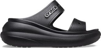 Crocs Klassieke Crush Sandaal in Zwart - Dames - Sandalen - Zwart - 39 EU - Schoenen