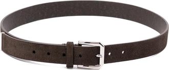 Brunello Cucinelli Cintura in pelle con fibbia - Marrone