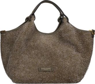 Gianni Chiarini Dua Tote Bag - Dames - Shoppers - Groen - ONE Size - Leer - Tassen