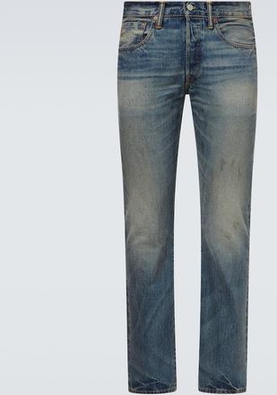 Ralph Lauren Distressed straight jeans