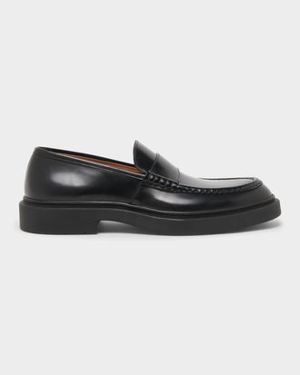 Jil Sander Men & apos;s Leather Penny Loafers