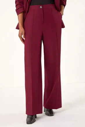 Roman Wide Leg Relaxed Fit Trousers