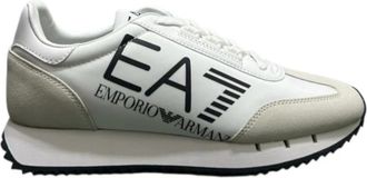 Emporio Armani Low Top Sneakers - Heren - Sneakers - Wit - 44 EU - Schoenen