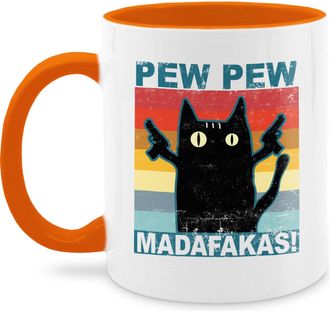 Shirtracer Emaille Tasse Blechtasse Großvater Alt genug um es