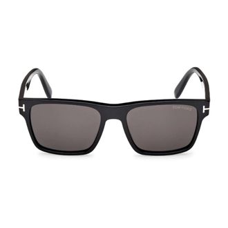 Tom Ford Calder Ft1205 Zonnebril - unisex - Accessoires - Zwart - Maat: 55 MM