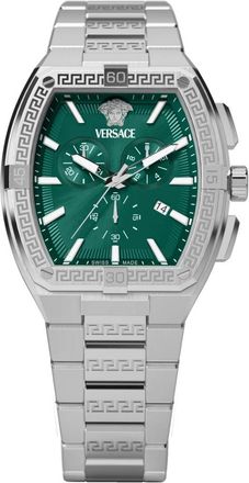 Versace Accessoires, Heren, Grijs, ONE Size, V-Sporty Chronograph