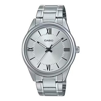 Casio Mens Classic Roman Numeral Analog Watch with Steel Bracelet - MTP-V005D-7B5UDF