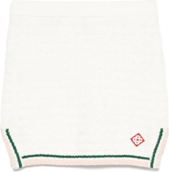 Casablanca Gonna In Cotone Con Finiture A Righe-Donna