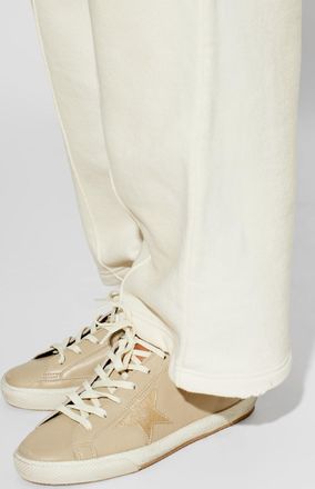 Golden Goose Super Star Bike With Folded Lin Sports Shoes, Womens, Beige