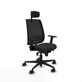 Piqueras y Crespo Silla Ergon&oacute;mica Piqueras Y Crespo Alares Negro Espuma Inyectada