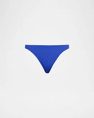 Eres Fripon Solid Low-Rise Hipster Bikini Bottoms