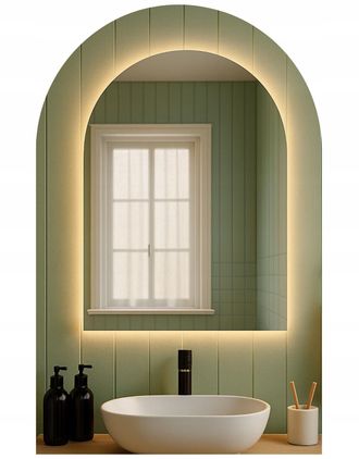 OEM Specchio Led 70x100 Impermeabile Ip65 Appendibile Noa Forma Irregolare