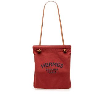 Herm&egrave;s Pre-owned Hermes Toile Aline Grooming Bag MM Ladies 9T742YMJGOHWOD24