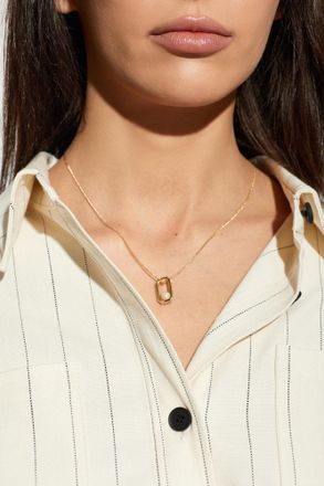AllSaints Brass Necklace, Womens, Gold