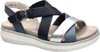 Remonte Jocelyn Sandal - Dames - Sandalen - Blauw - 36 EU - Leer - Schoenen