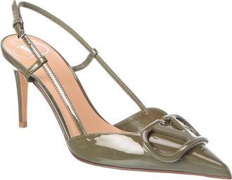 Valentino Vlogo Signature 60 Patent Slingback Pump