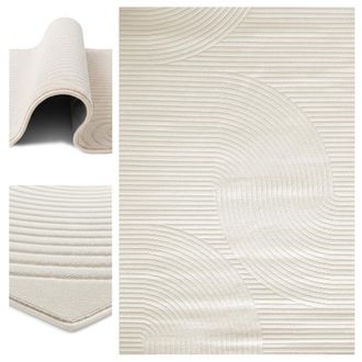 OEM Alfombra De Bucle De 120x170 Cm Para Sala De Estar, Grande, Estilo Japon&eacute;s, Moderna, Pesada, Gruesa, Polo - Path Grey (gris)