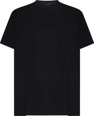 low brand Jet Black Stretch Crepe T-Shirt