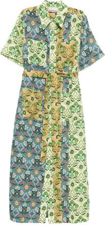 Alemais Ali Spliced Shirtdress Clothing