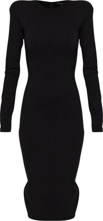 Dsquared2 Jurk met ingezette schoudervullingen - Dames - Casual kleedjes - Zwart - XS - Kleedjes
