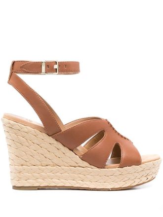 UGG Sandalen met sleehak - Bruin