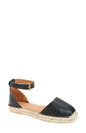 Bruno Magli Sabella Espadrille Sandal in Black Pebbled at Nordstrom Rack, Size 7
