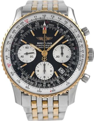 Breitling Pre-owned Breitling Navitimer Chronograph Automatic Chronometer Black Dial Mens Watch D23322