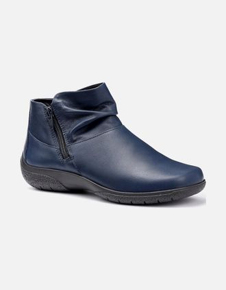 Hotter Womens Murmur Womens Ankle Boots - Navy - Size: 4.5