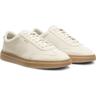 BOSS Kieran Tennis Shoe in Open White at Nordstrom, Size 11Us