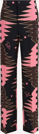 Pucci Cr&ecirc;pe de Chine Pants Female XS