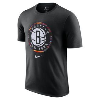 Nike Brooklyn Nets Essential City Edition Nike Mens NBA T-Shirt in Black | HV5539-010