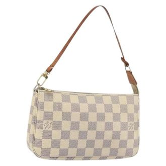 Louis Vuitton Pre-owned Shoulder Bags, female, White, Size: ONE SIZE Pre-owned Pouch