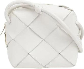 Bottega Veneta Pre-owned Mini Bags, female, White, Size: ONE SIZE Pre-owned Mini Cassette Shoulder Crossbody Bag