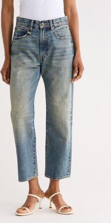 R13 High Waist Ankle Boyfriend Jeans in Clinton Blue at Nordstrom Rack, Size 29