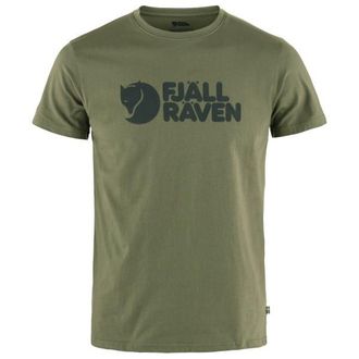 Fj&auml;llr&auml;ven Fj&auml;llr&auml;ven Logo T-Shirt f&uuml;r Herren | oliv