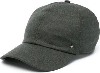 Canali Cappello da baseball in lana - Verde
