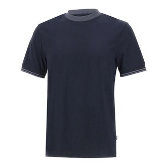 HUGO BOSS Hugo, T-Shirts, male, Blue, Size: 2XL H-Tessler T-Shirt