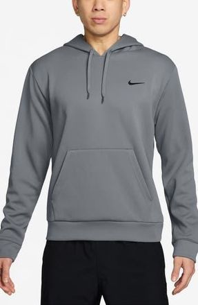 Nike Hyverse Dri-FIT Fleece Hoodie in Smoke Grey/Black at Nordstrom Rack, Size Xx-Large
