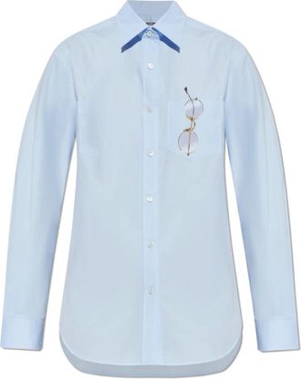 Moschino Donna, Camicette, Blu, XS, new