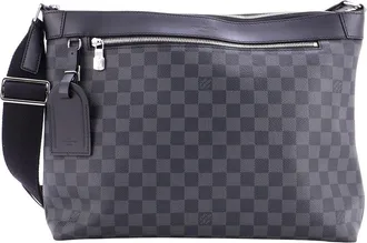 Louis Vuitton Mick Nm Messenger Bag Damier Graphite Pm (Authentic Pre-Loved)