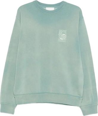 Isabel Marant Hoodies & sweatvesten, Heren, Groen, M, Katoen, Crewneck Sweatshirt