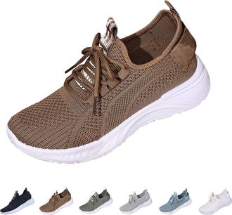 Generic Womens Soft Sole Mesh Comfort Orthopedic Shoes - Women Lightweight Running Trainers Non Slip Athletic Sneakers Stretch Comfortable Footwear Versatile 