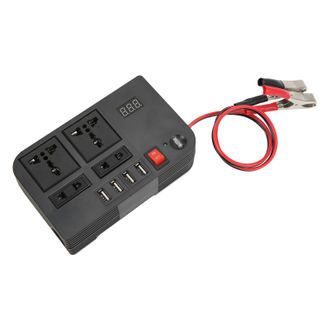 OEM Inversor De Potencia De Onda Modificada De 12 V A 220-240 V, 600 W, Negro, Universal Para Coche